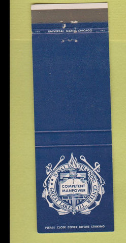 Matchbook Cover - Naval Training Center Great Lakes IL