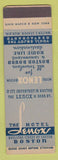 Matchbook Cover - Hotel Lenox Boston MA SAMPLE WEAR