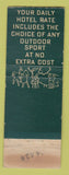 Matchbook Cover - Hotel Berkeley Carteret Asbury Park NJ