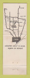 Matchbook Cover - The Chuck Wagon Restaurant Dryden MI
