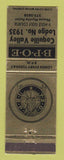 Matchbook Cover - Elks Lodge Coquille Valley OR