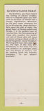 Matchbook Cover - Elks Lodge Coquille Valley OR