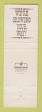 Matchbook Cover - Carrows Restaurants