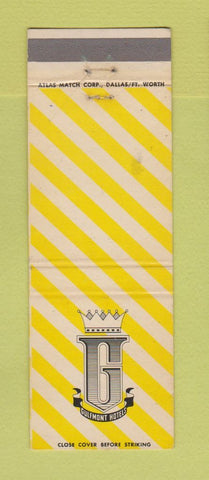 Matchbook Cover - Gulfmont Hotels Austin McAllen Austin Houston TX WEAR