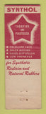 Matchbook Cover - Genseke Bros Rubber Compounds Chicago IL