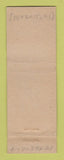 Matchbook Cover - Uptown Club Bar Grill Detroit MI