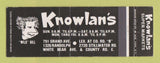 Matchbook Cover - Knowlan's Super Markets Grocery St Paul MN