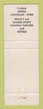 Matchbook Cover - RMS Convention Clarence Shappell Reading PA pinup