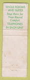 Matchbook Cover - Sage Motel Kingsville TX