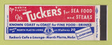 Matchbook Cover - Tucker's Restaurant North Platte NE Lions Club Full Length