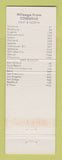 Matchbook Cover - Rainbow billiards Shuffleboard Coquille OR girlie