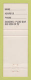 Matchbook Cover - Boss' Office Club Austin TX girlie