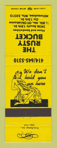 Matchbook Cover - Rusty Bucket Milwaukee WI girlie