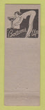 Matchbook Cover - Pastime Club Weed CA girlie
