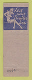Matchbook Cover - Charley's 6th Ave Buffet Pastime Des Moines IA pinup