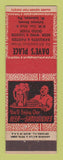 Matchbook Cover - Dave's Place West Lebanon PA ADVANCE girlie