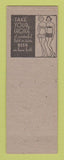 Matchbook Cover - Dave's Place West Lebanon PA ADVANCE girlie
