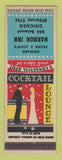 Matchbook Cover - Harbor Inn Chicago IL girlie