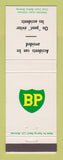 Matchbook Cover - BP oil gas Accidents Can Be Avoided