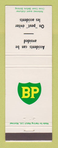 Matchbook Cover - BP oil gas Accidents Can Be Avoided
