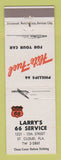 Matchbook Cover - Phillips 66 oil gas Larry's St Cloud FL
