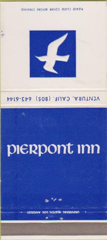 Matchbook Cover - Pierpont Inn Hotel Ventura CA 30 Strike