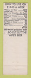 Matchbook Cover - Paul's Bar Silver City MI Terry Says girlie