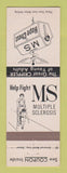 Matchbook Cover - Multiple Sclerosis MS Hope Chest San Mateo CA