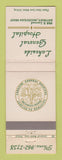Matchbook Cover - Lakeside General Hospital Detroit MI