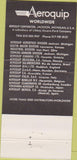 Matchbook Cover - Aeroquip Industrial Hose Lines Van Wert OH 30 Strike