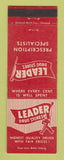 Matchbook Cover - Leader Drug Stores