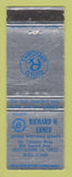 Matchbook Cover - Richard Ebner Optician Cleveland OH WEAR