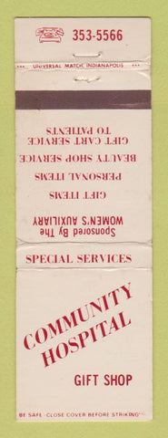 Matchbook Cover - Community Hospital WEAR