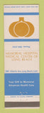 Matchbook Cover - Memorial Hospital Medical Center Long Beach CA