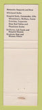 Matchbook Cover - Racine Surgical Supply Racine WI #2