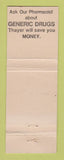 Matchbook Cover - Garb Drug Stores WEAR