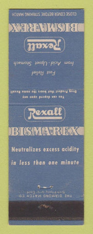 Matchbook Cover - Bismarex Rexall Drug Stores