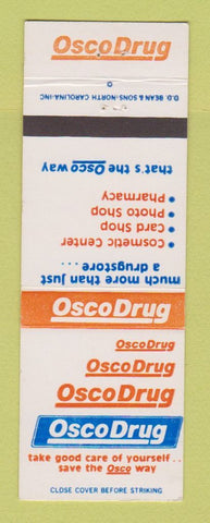 Matchbook Cover - Osco Drug Stores DD Bean