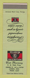 Matchbook Cover - Watt Pharmacy Drug Store Lansing MI WEAR