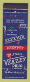 Matchbook Cover - Veazey's Drug Store Oklahoma City OK