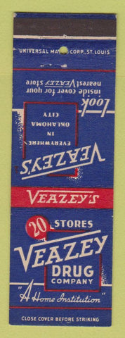 Matchbook Cover - Veazey's Drug Store Oklahoma City OK