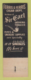 Matchbook Cover - Ferris and Ferris Drug Stores Cigars San Diego CA