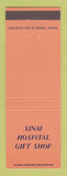 Matchbook Cover - Sinai Hospital Gift Shop