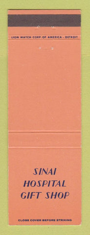 Matchbook Cover - Sinai Hospital Gift Shop