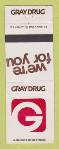 Matchbook Cover - Gray Drug Stores DD Bean