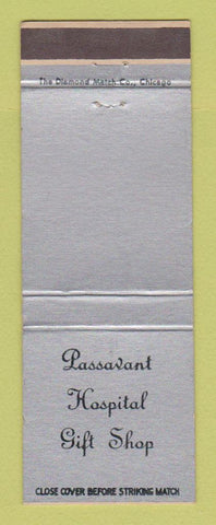 Matchbook Cover - Passavant Hospital Gift Shop Chicago IL