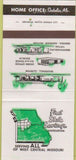 Matchbook Cover - First State Savings Bank Odessa Clinton TX 30 Strike
