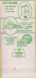 Matchbook Cover - First State Savings Bank Odessa Clinton TX 30 Strike