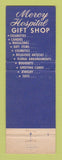 Matchbook Cover - Mercy Hospital Gift Shop Miami FL