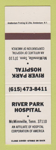 Matchbook Cover - River Park Hosptial McMinville TN